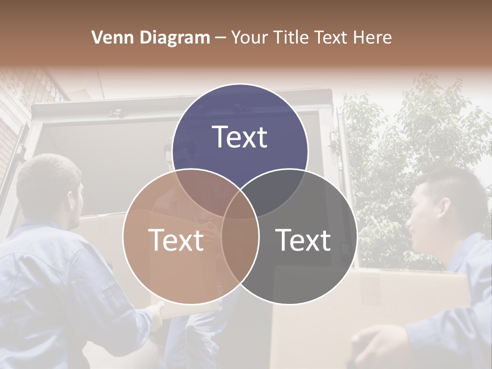 Giving Teamwork Young Men PowerPoint Template