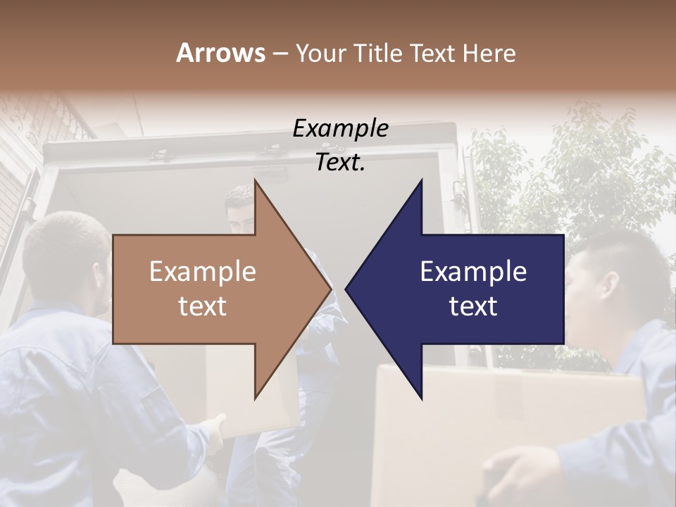 Giving Teamwork Young Men PowerPoint Template