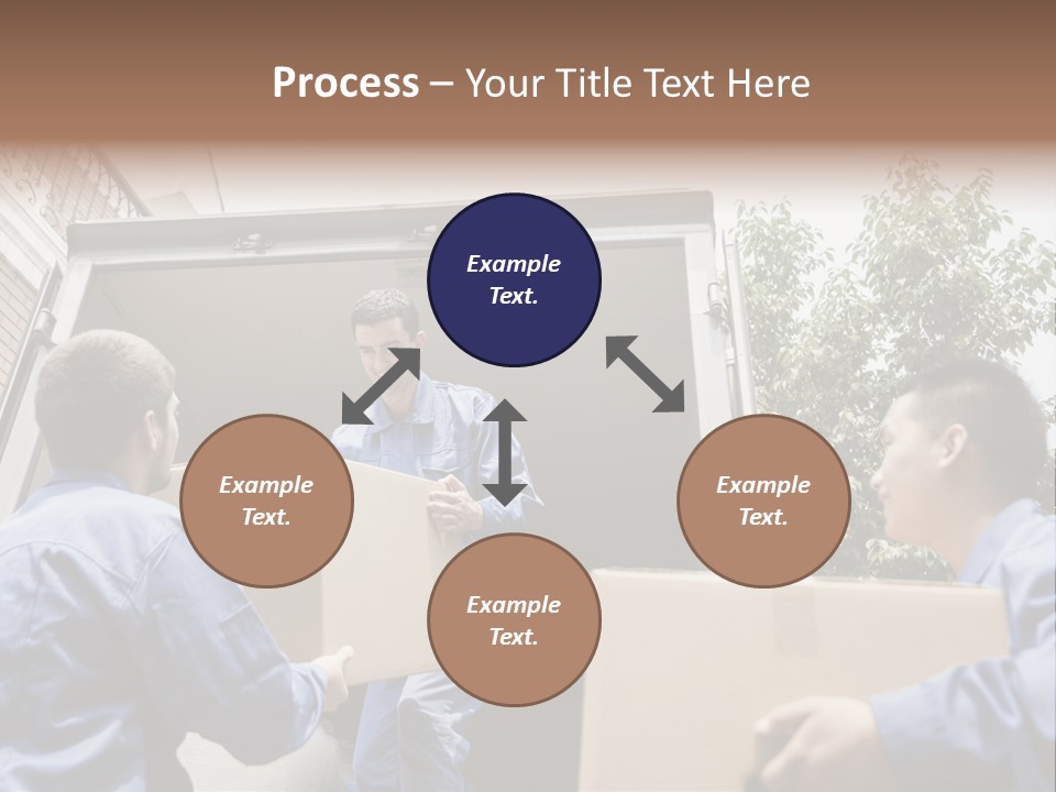 Giving Teamwork Young Men PowerPoint Template