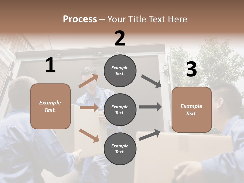 Giving Teamwork Young Men PowerPoint Template
