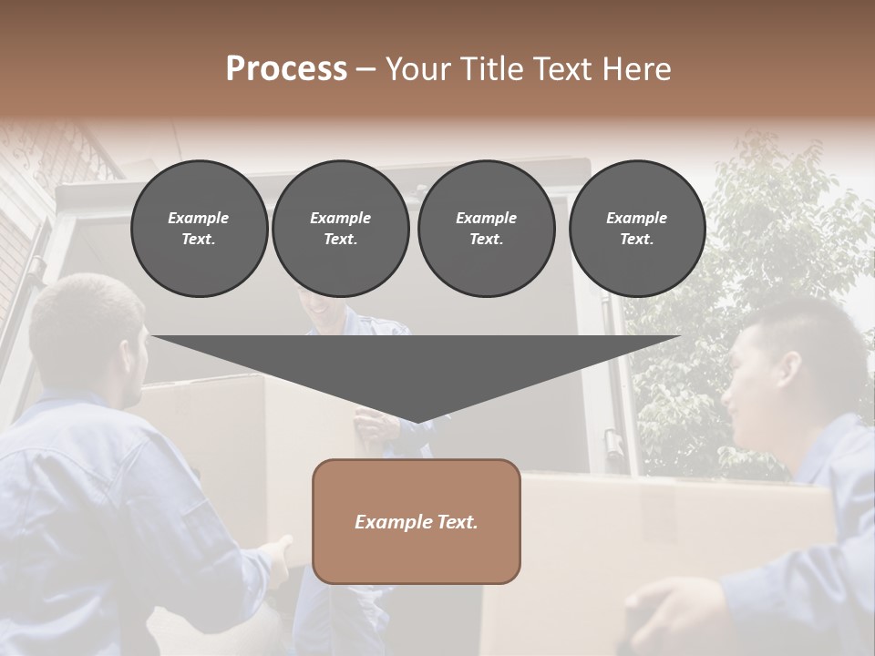 Giving Teamwork Young Men PowerPoint Template
