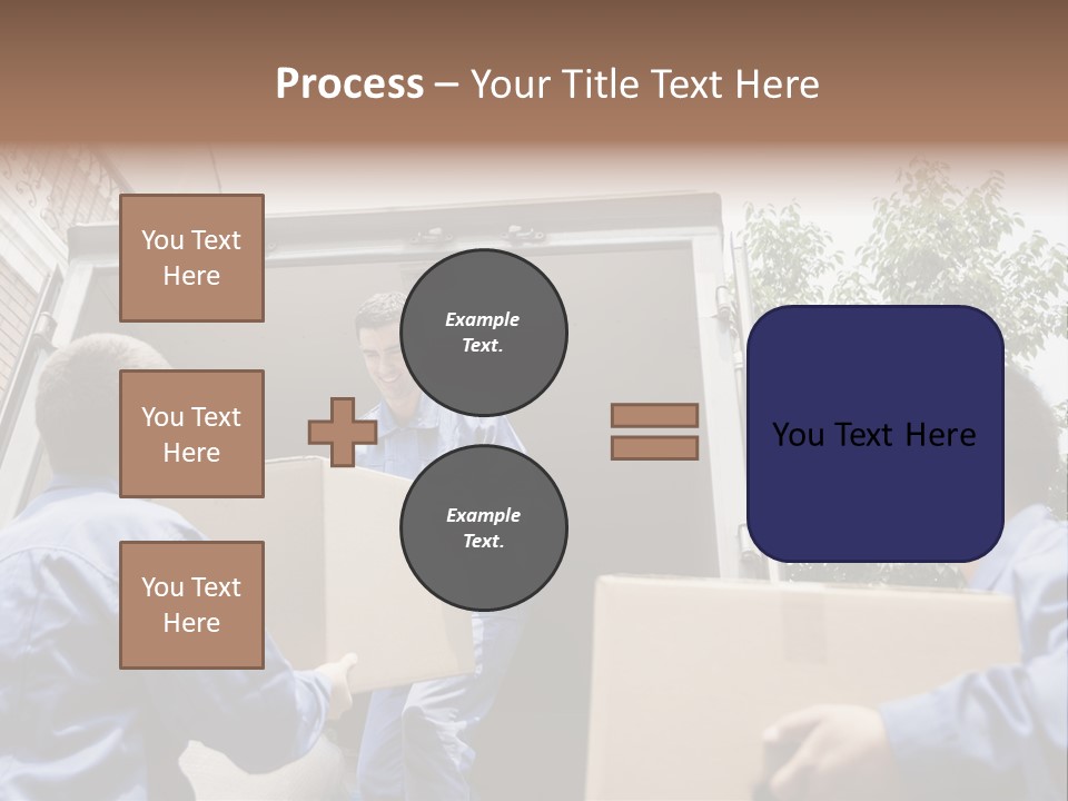 Giving Teamwork Young Men PowerPoint Template