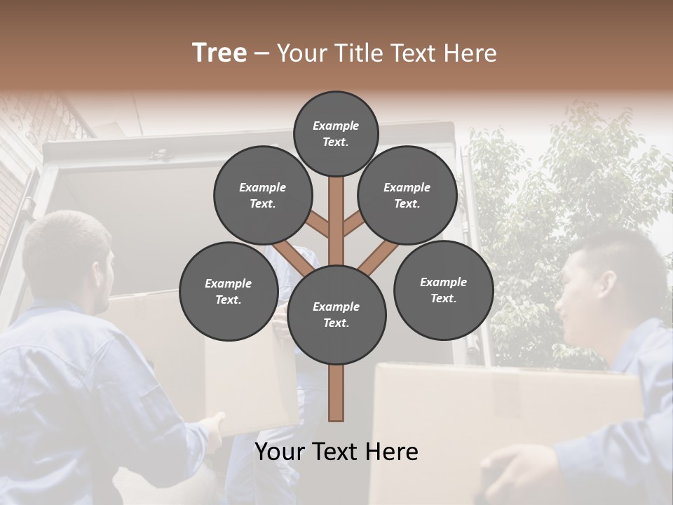 Giving Teamwork Young Men PowerPoint Template