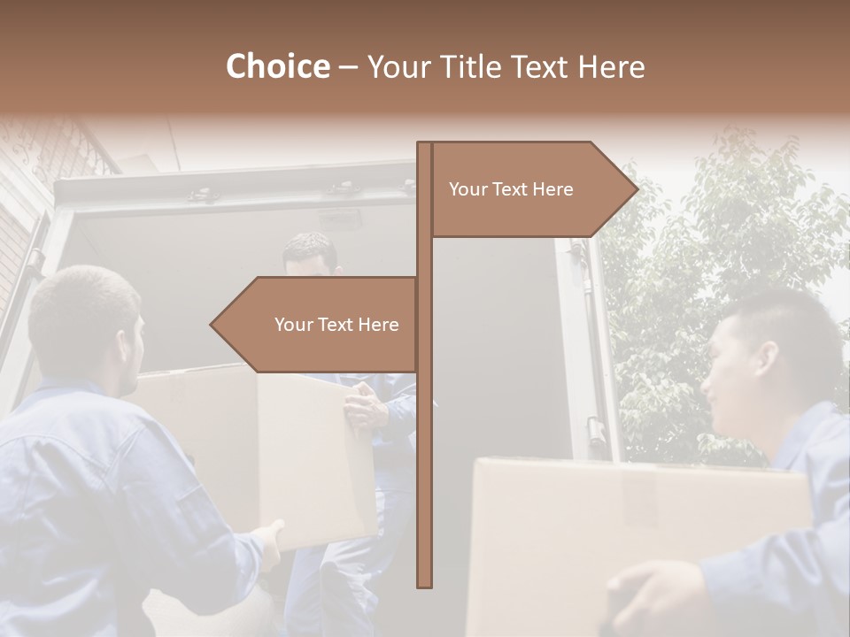 Giving Teamwork Young Men PowerPoint Template