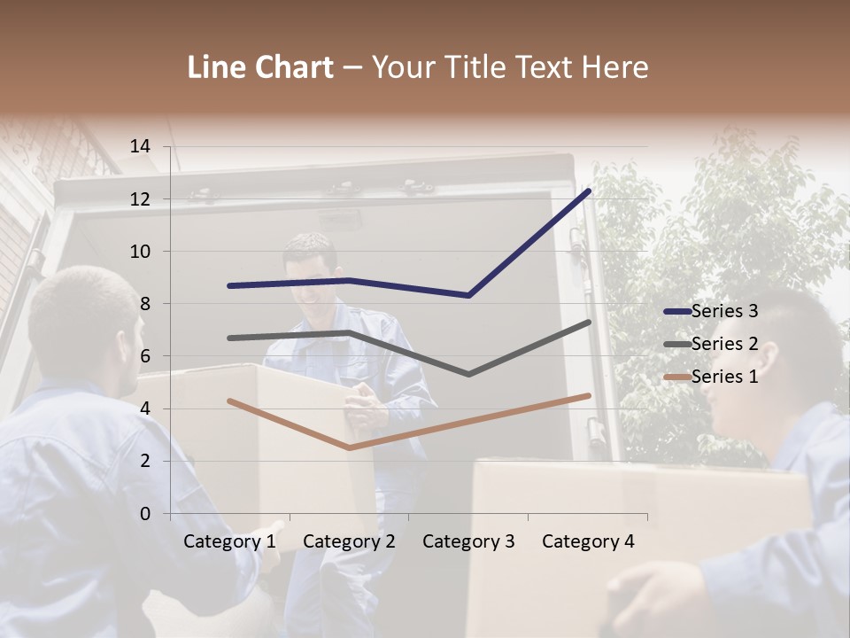 Giving Teamwork Young Men PowerPoint Template