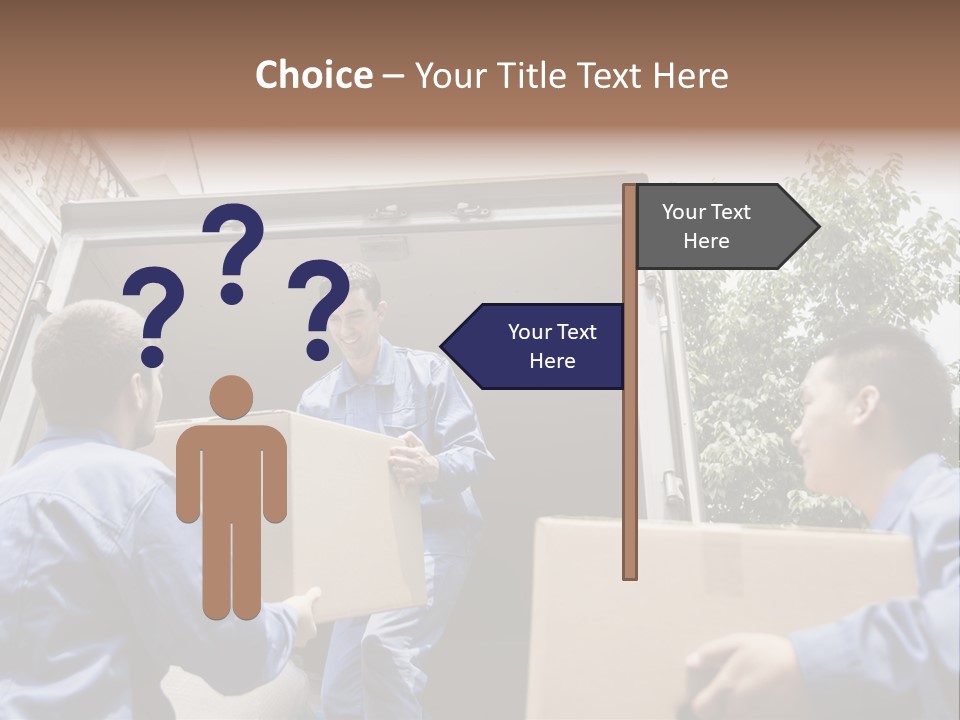 Giving Teamwork Young Men PowerPoint Template