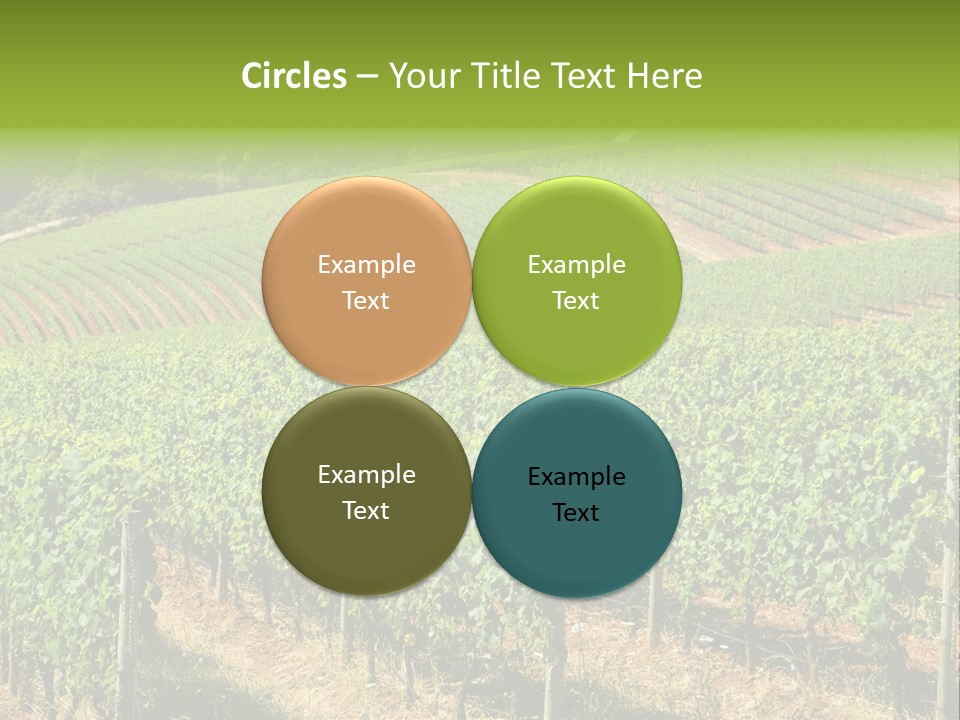 Bronze Metallic Card PowerPoint Template