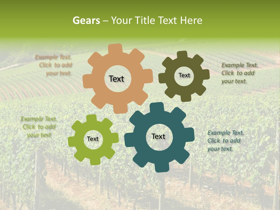 Bronze Metallic Card PowerPoint Template