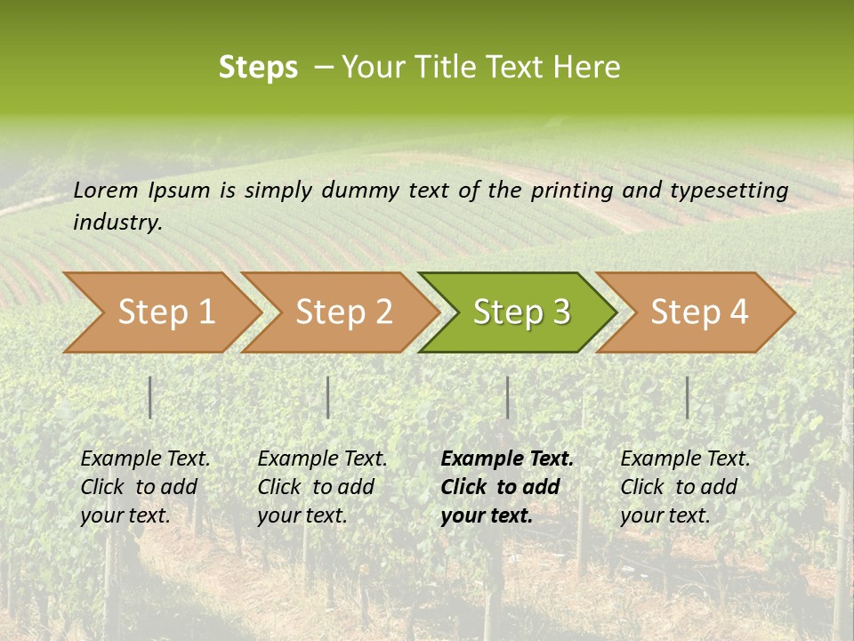 Bronze Metallic Card PowerPoint Template