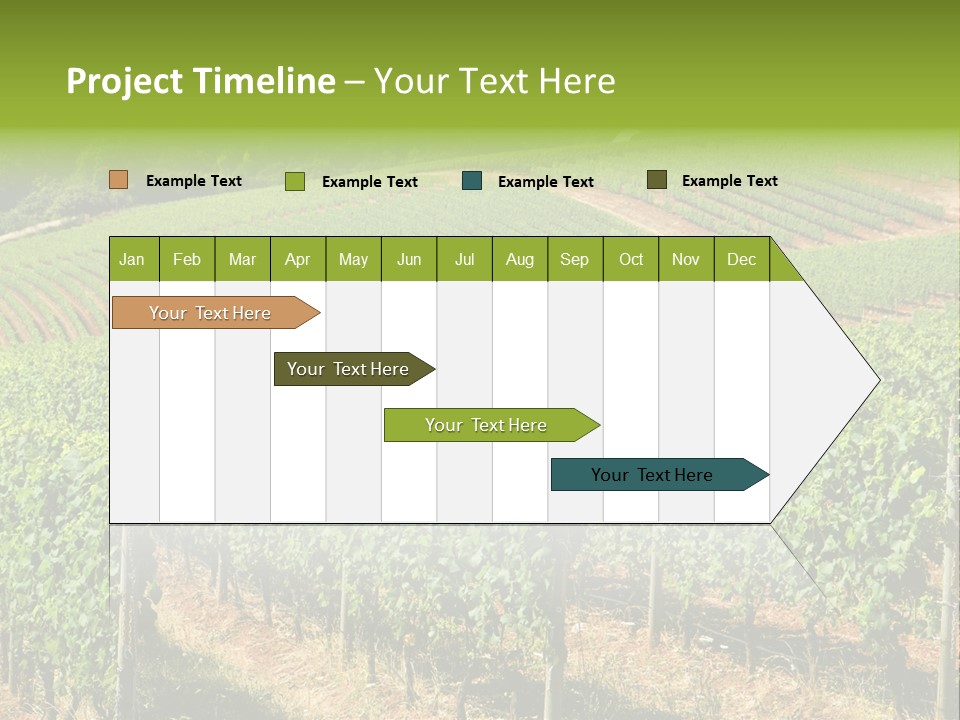 Bronze Metallic Card PowerPoint Template