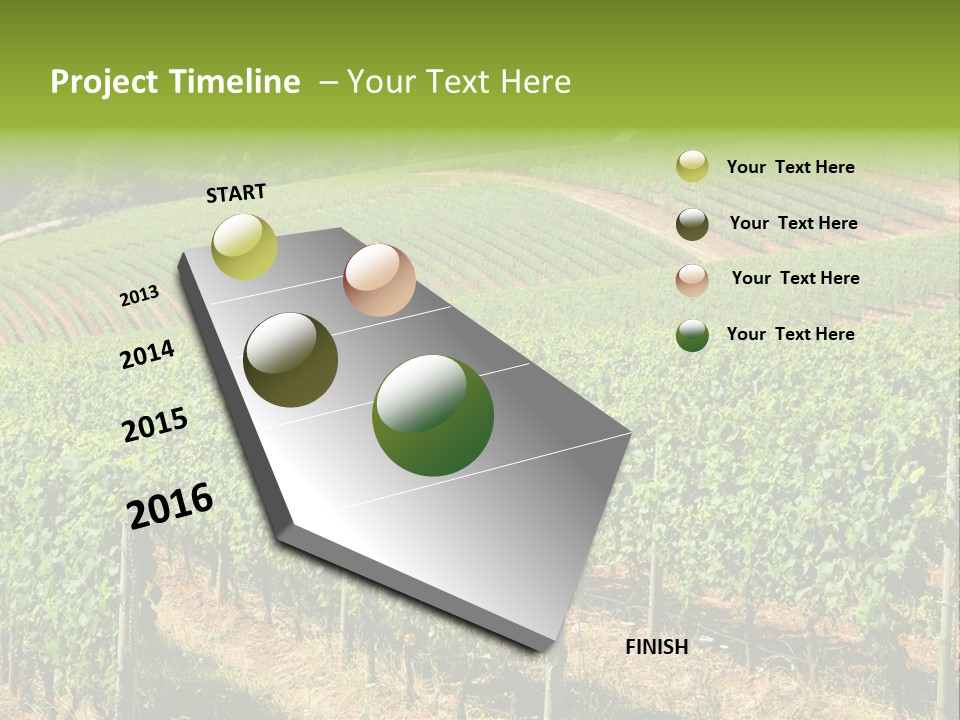 Bronze Metallic Card PowerPoint Template