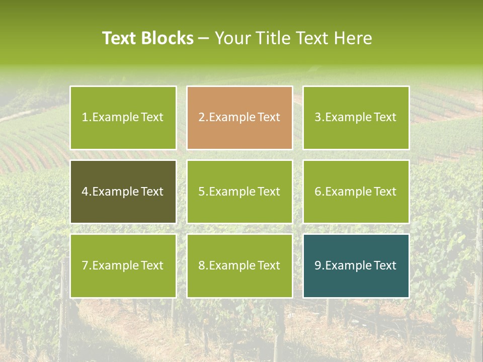 Bronze Metallic Card PowerPoint Template