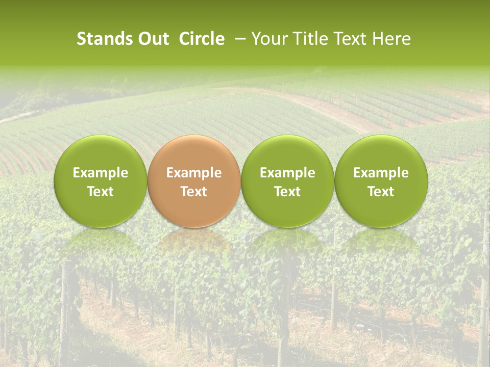 Bronze Metallic Card PowerPoint Template