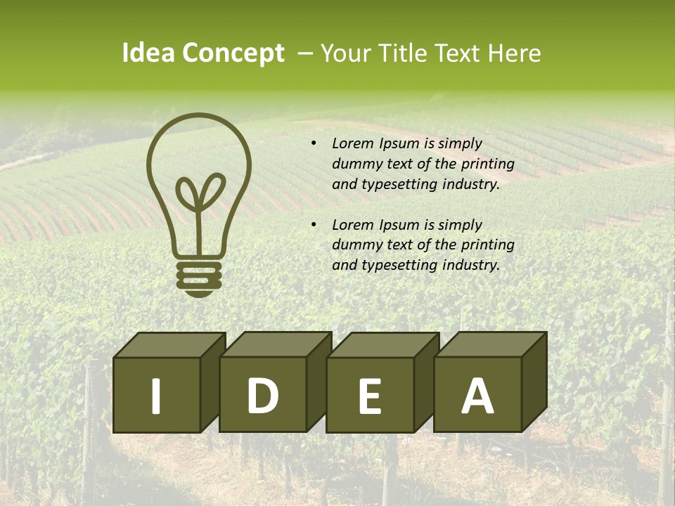 Bronze Metallic Card PowerPoint Template