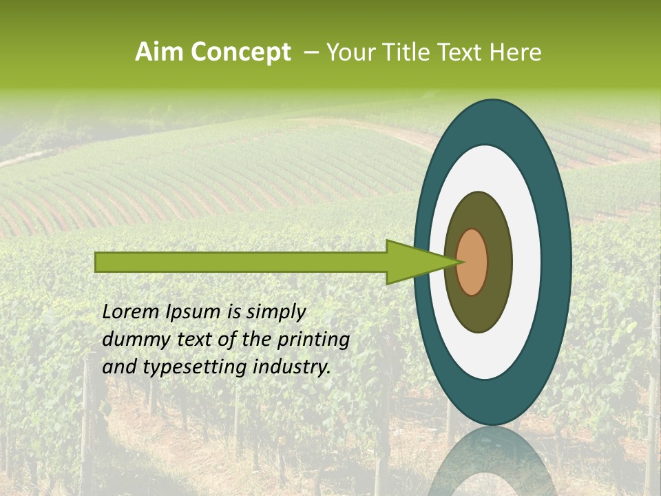 Bronze Metallic Card PowerPoint Template