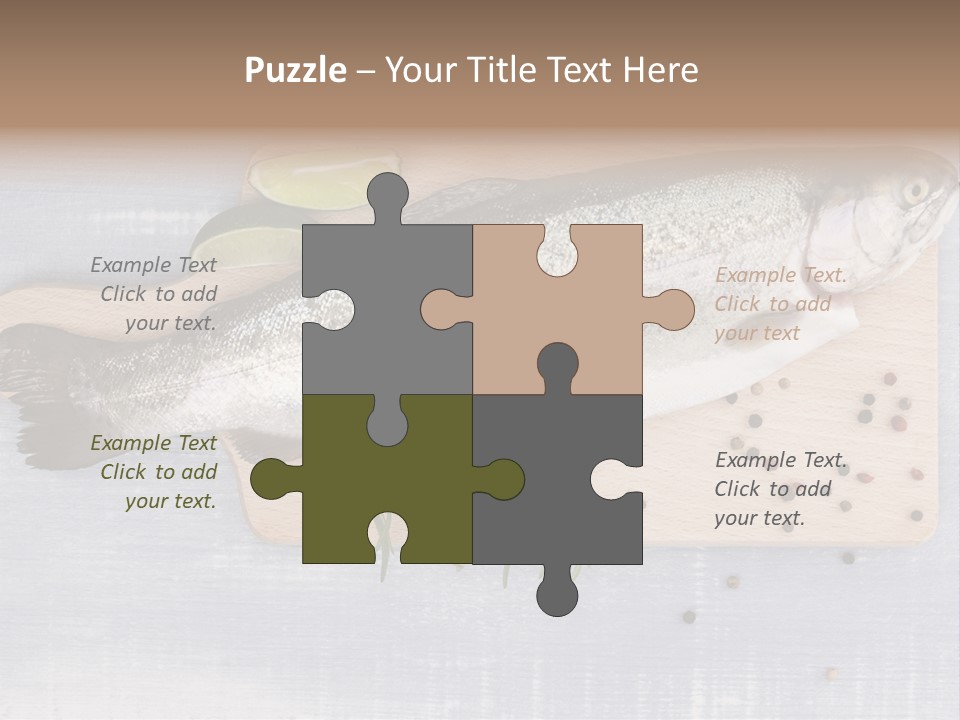 Rosemary Kitchen Board Gourmet PowerPoint Template