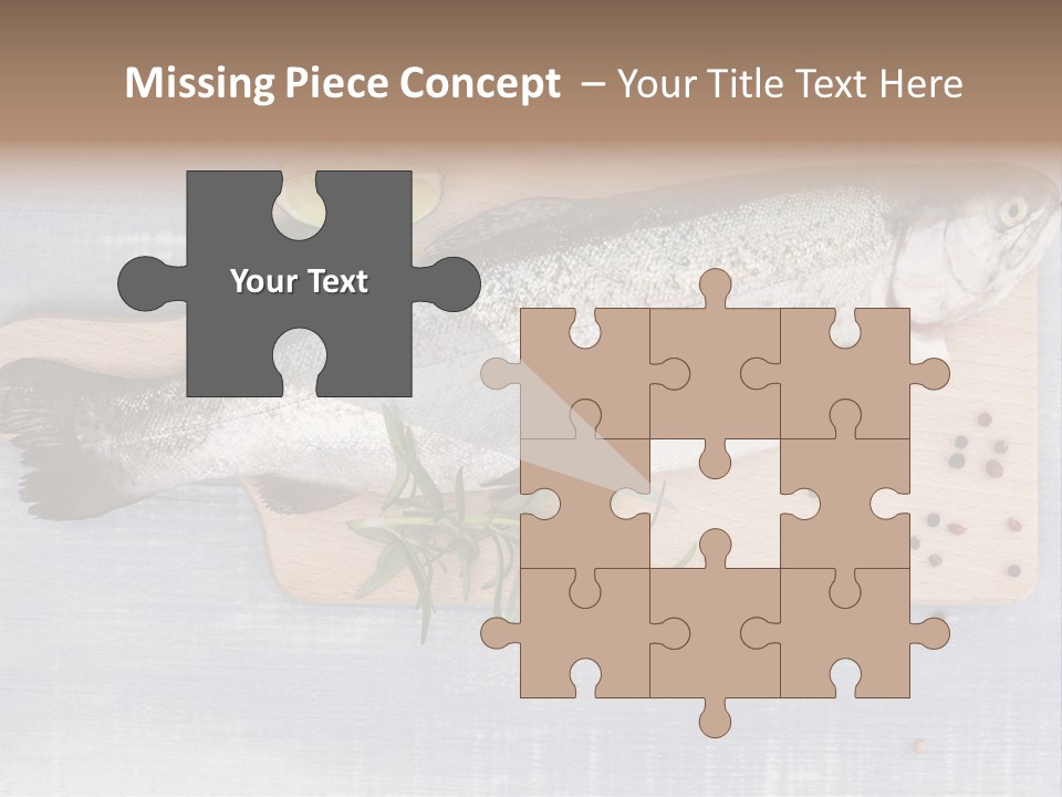 Rosemary Kitchen Board Gourmet PowerPoint Template