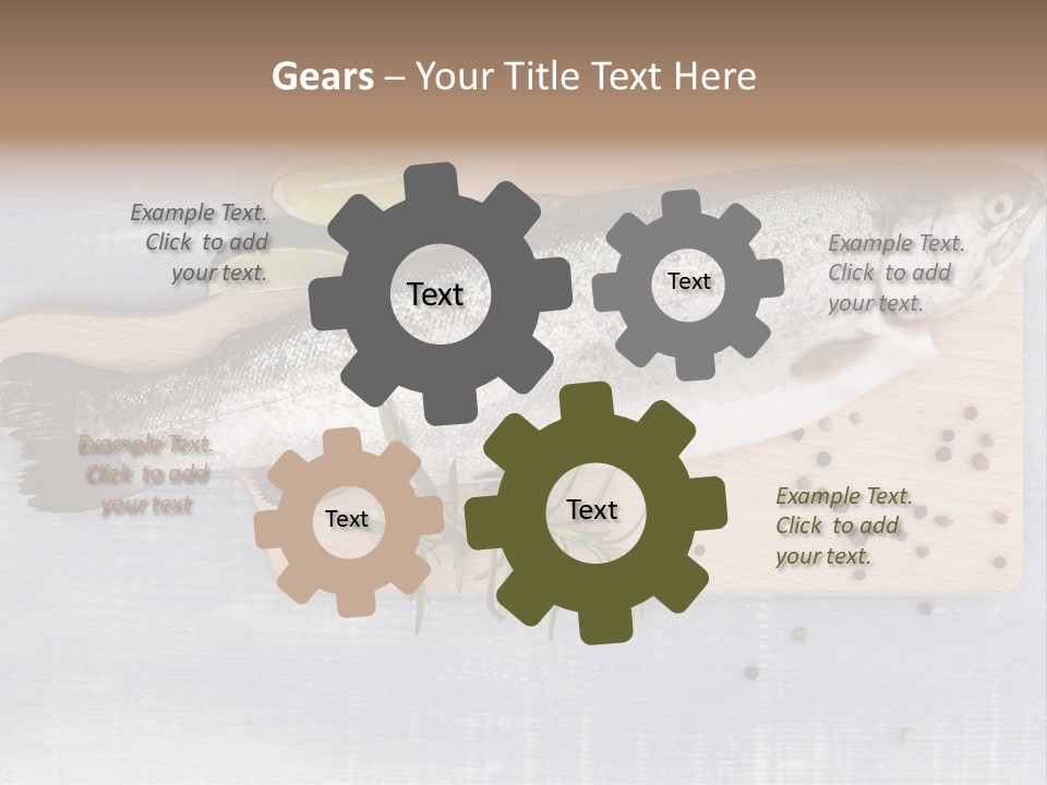 Rosemary Kitchen Board Gourmet PowerPoint Template