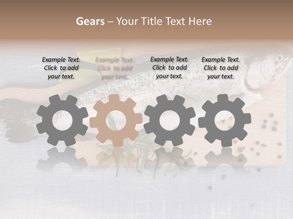 Rosemary Kitchen Board Gourmet PowerPoint Template