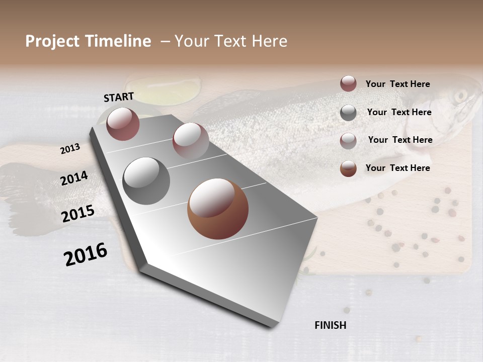 Rosemary Kitchen Board Gourmet PowerPoint Template