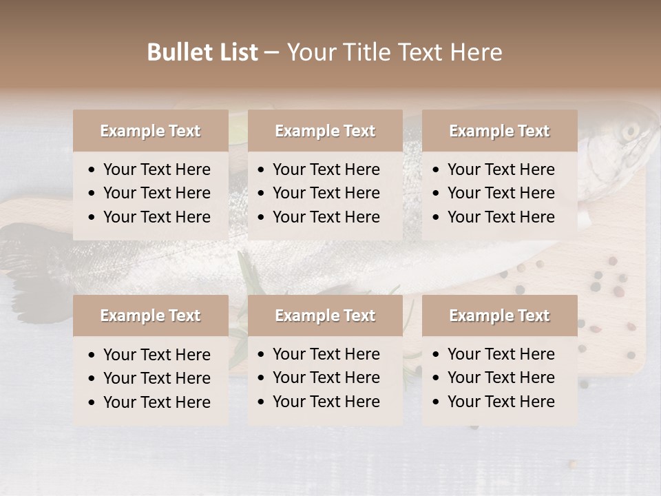 Rosemary Kitchen Board Gourmet PowerPoint Template