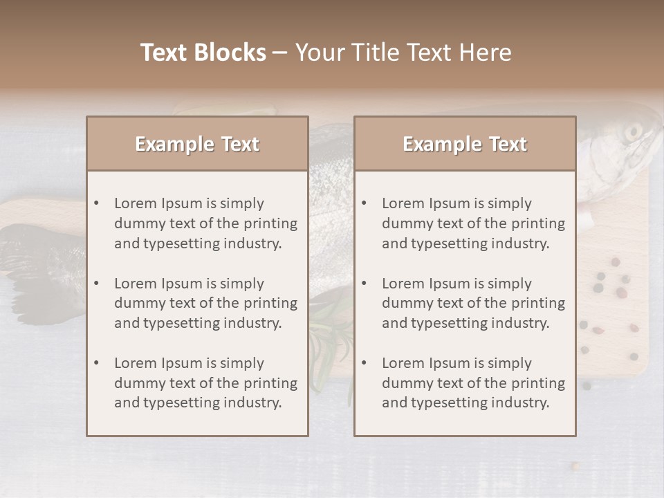Rosemary Kitchen Board Gourmet PowerPoint Template