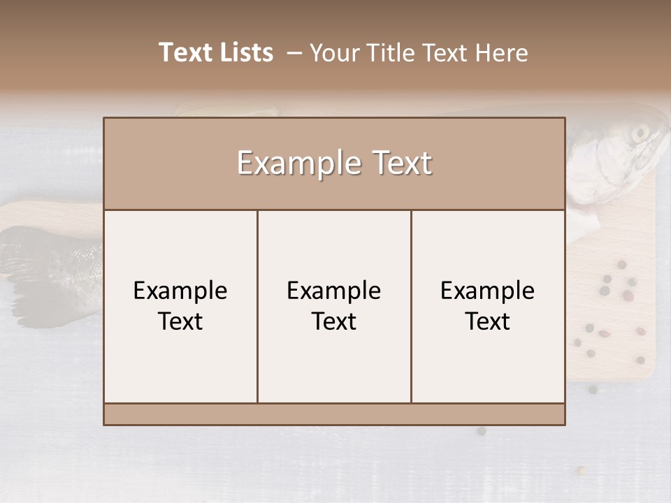Rosemary Kitchen Board Gourmet PowerPoint Template