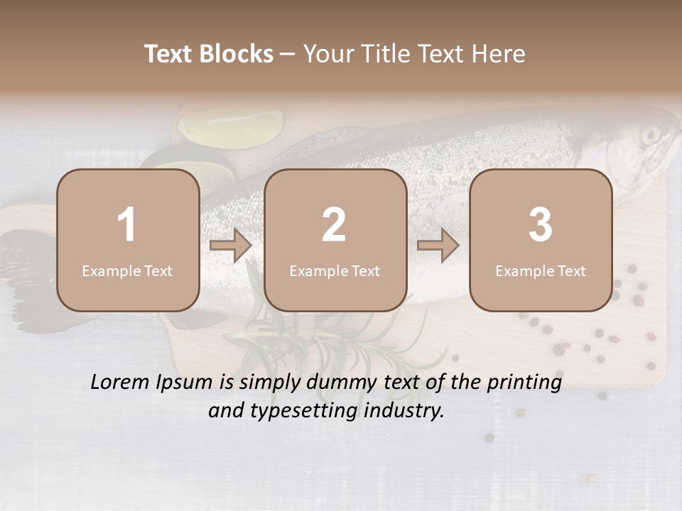 Rosemary Kitchen Board Gourmet PowerPoint Template