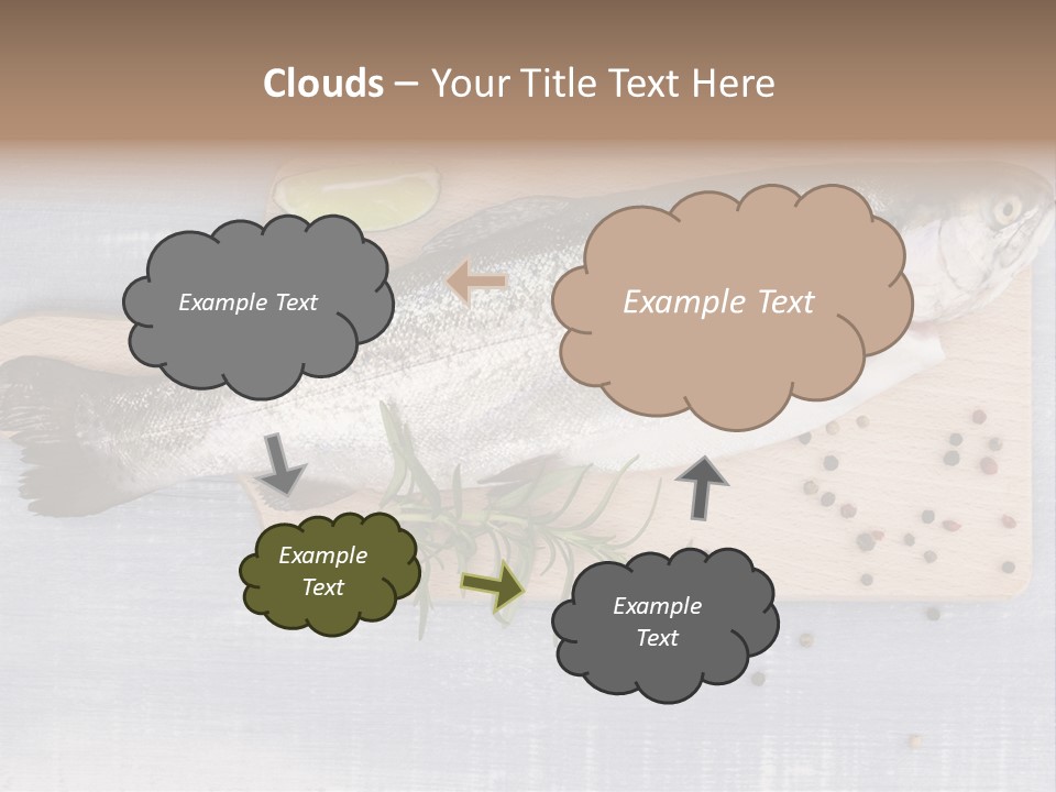 Rosemary Kitchen Board Gourmet PowerPoint Template