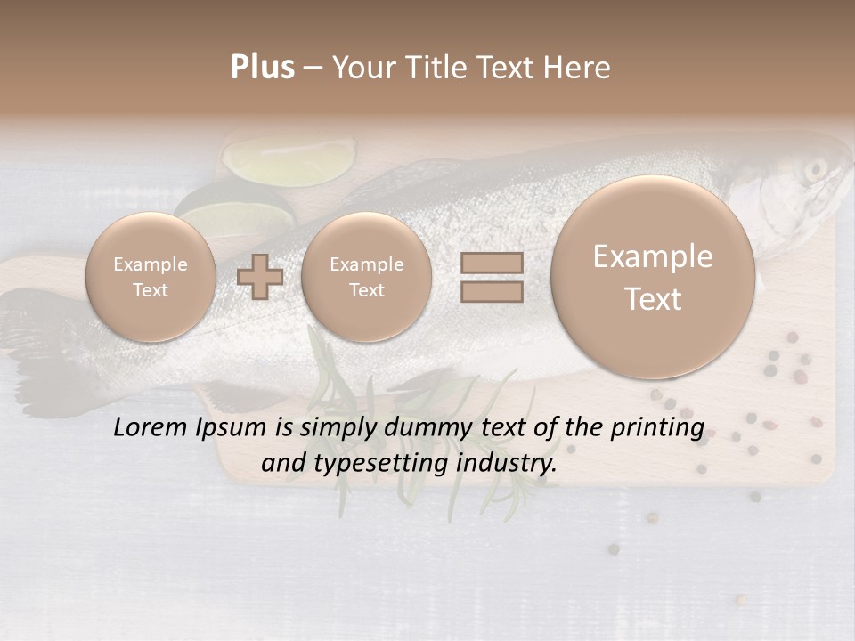 Rosemary Kitchen Board Gourmet PowerPoint Template