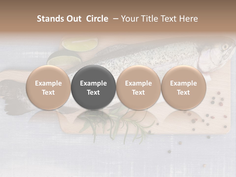 Rosemary Kitchen Board Gourmet PowerPoint Template