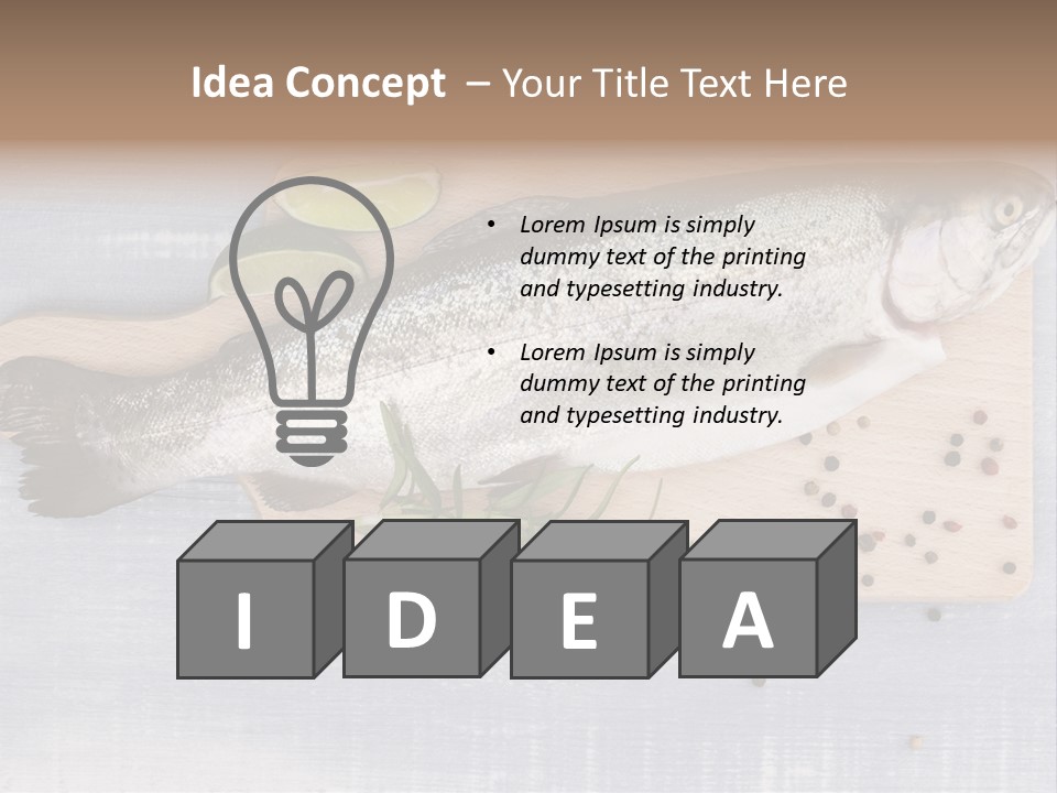 Rosemary Kitchen Board Gourmet PowerPoint Template