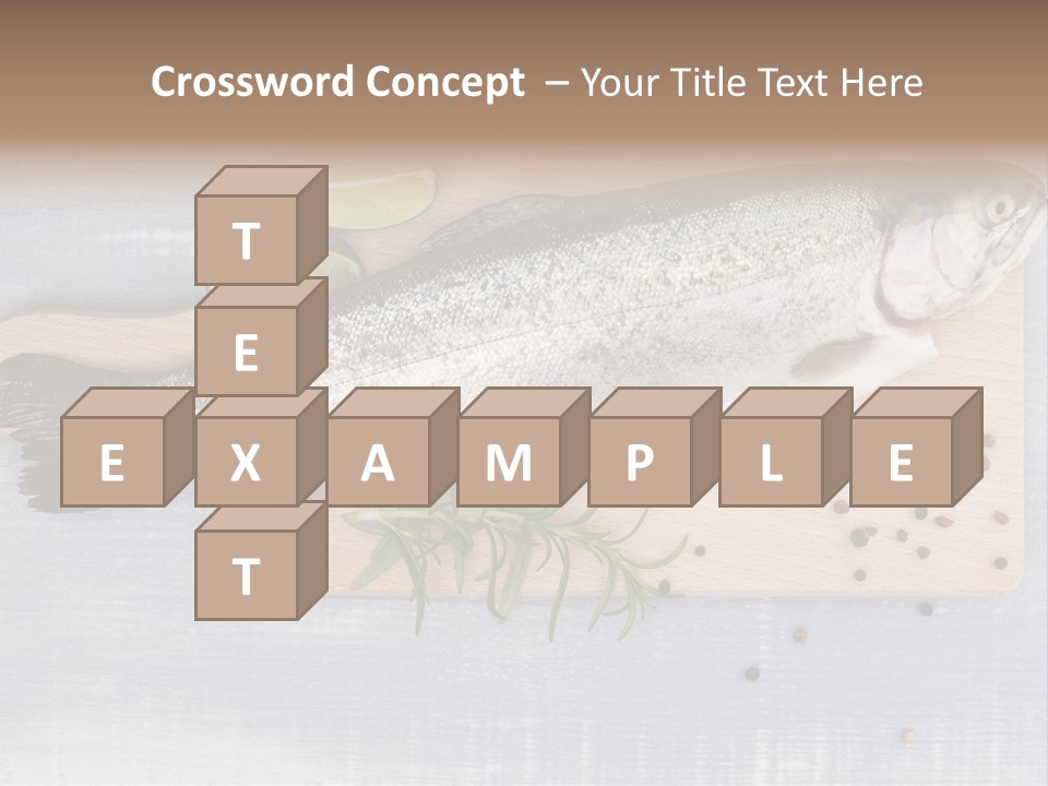 Rosemary Kitchen Board Gourmet PowerPoint Template