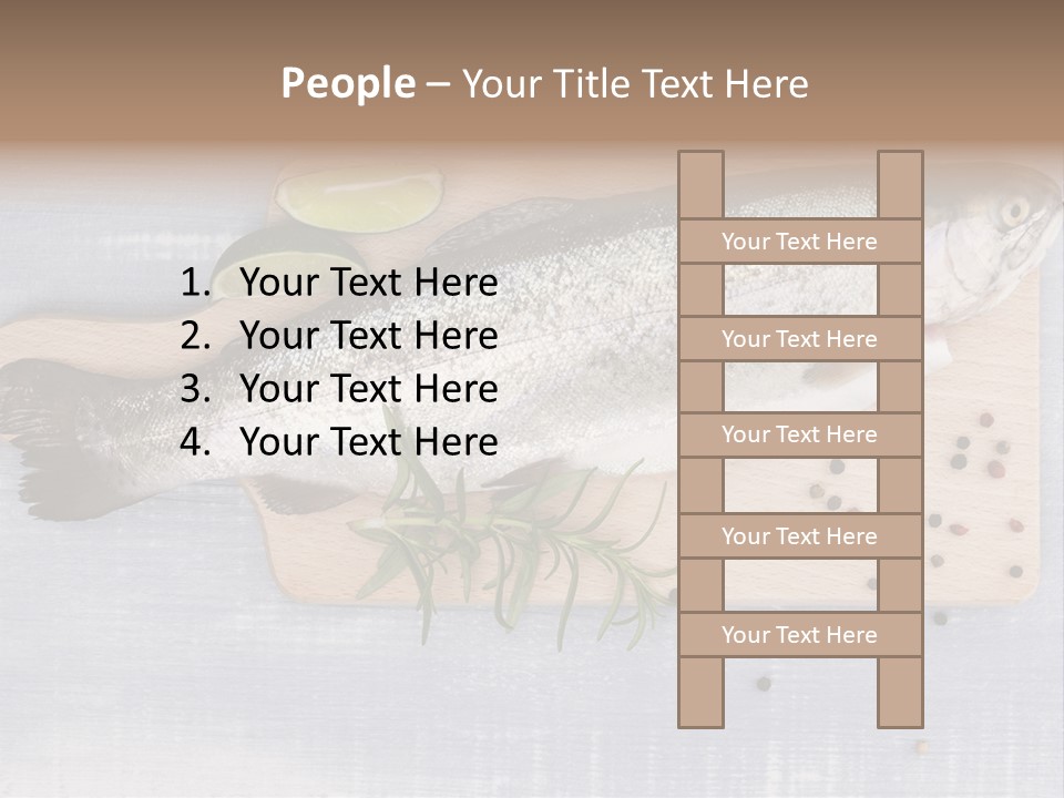 Rosemary Kitchen Board Gourmet PowerPoint Template