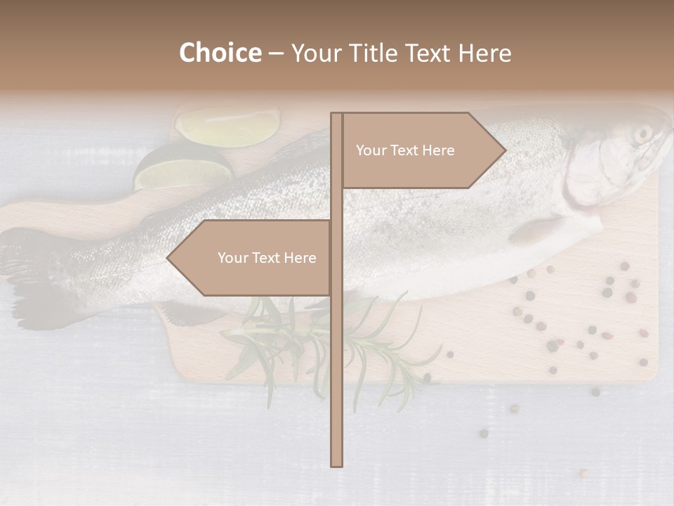 Rosemary Kitchen Board Gourmet PowerPoint Template