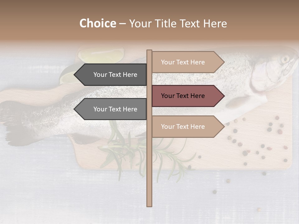 Rosemary Kitchen Board Gourmet PowerPoint Template