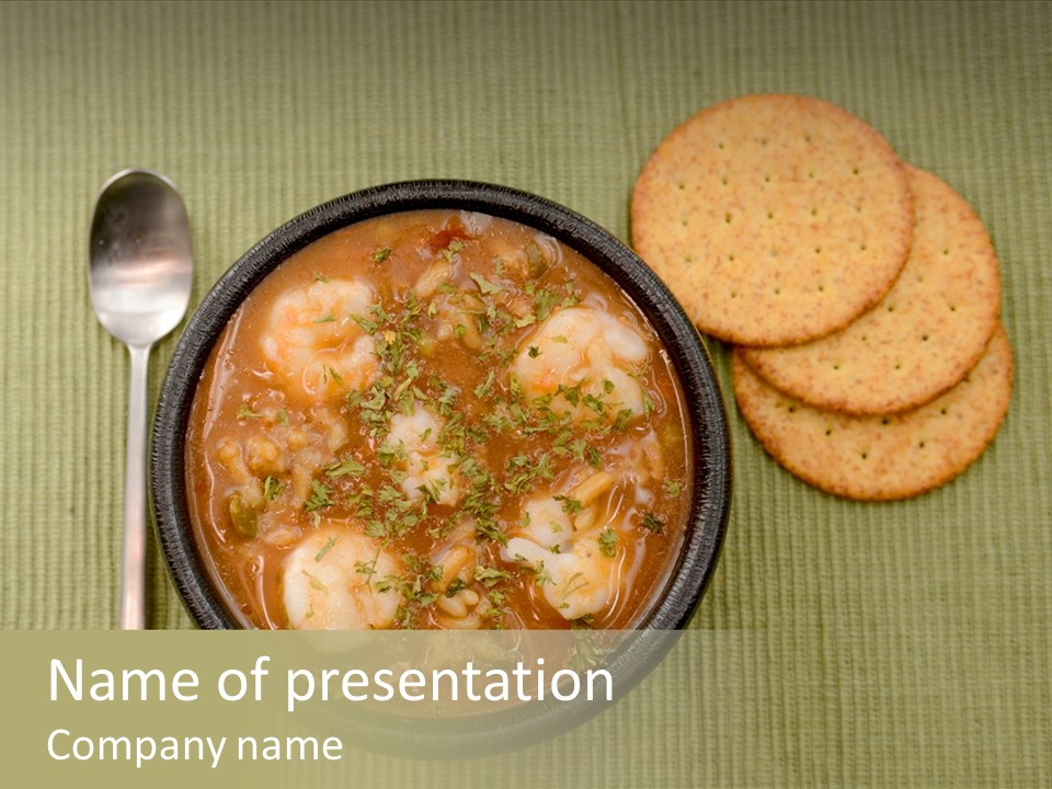 Rice Dinner Tomato PowerPoint Template