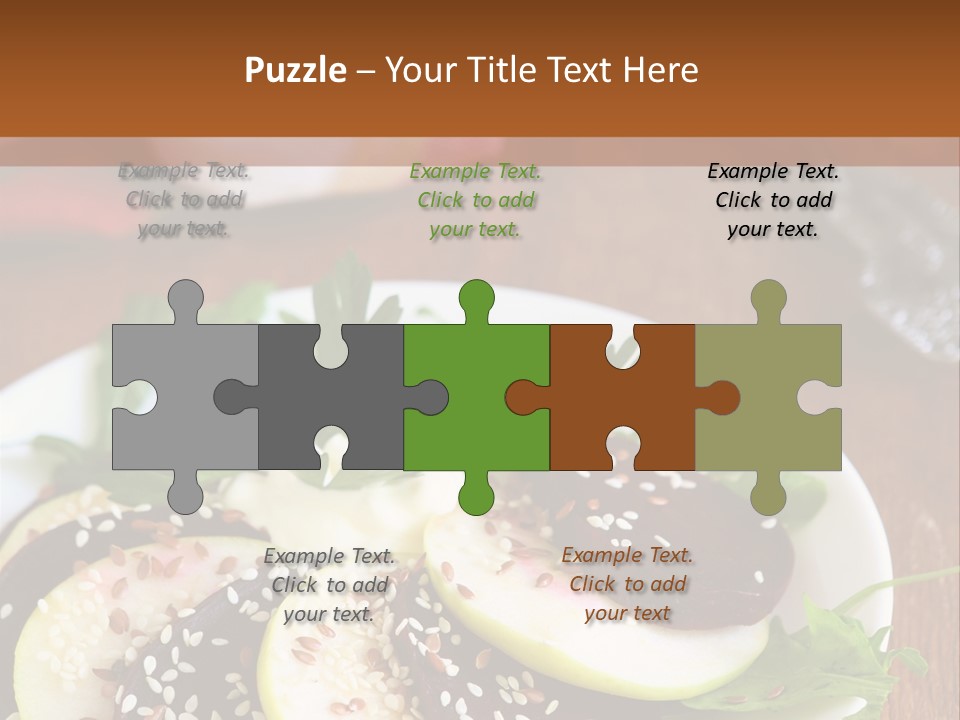 Parsley Seeds Green PowerPoint Template