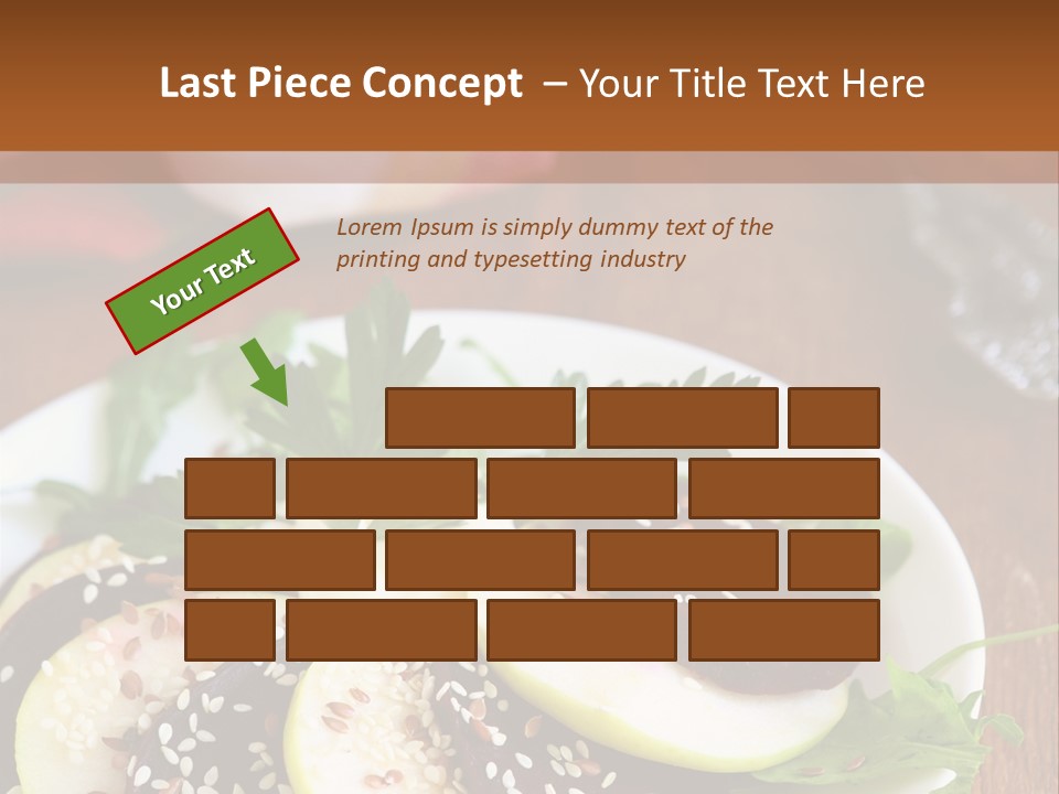 Parsley Seeds Green PowerPoint Template