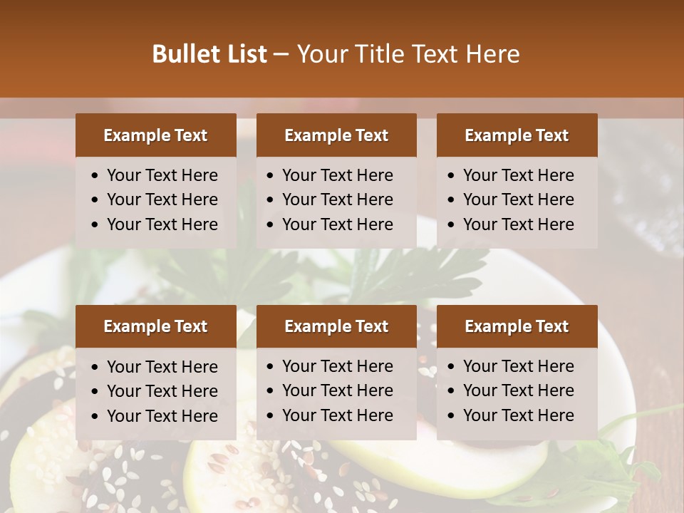 Parsley Seeds Green PowerPoint Template