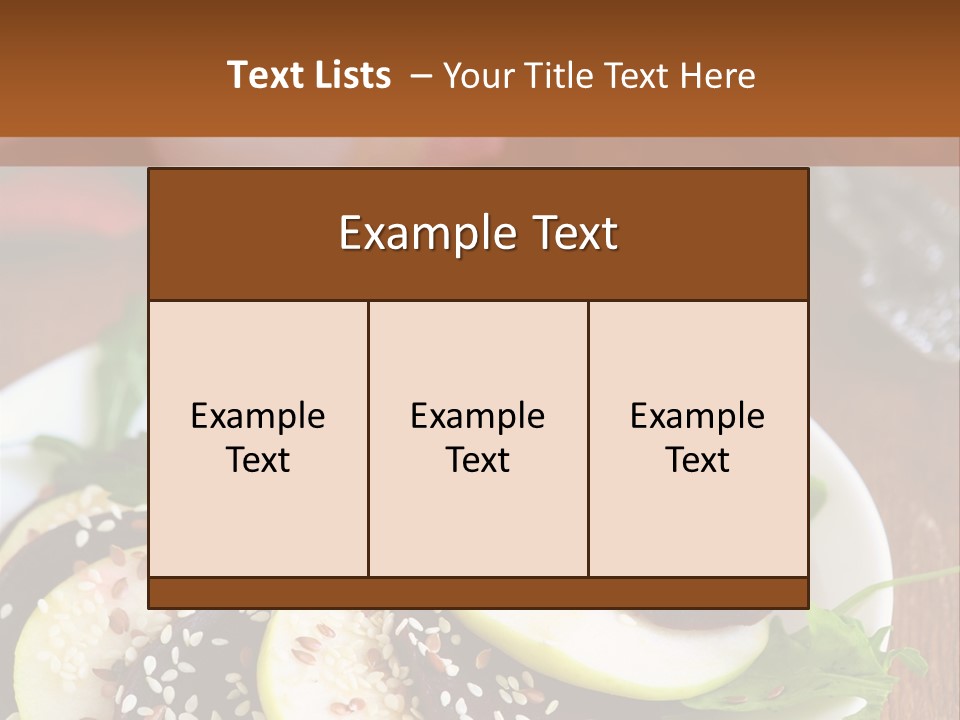Parsley Seeds Green PowerPoint Template