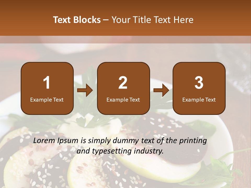 Parsley Seeds Green PowerPoint Template