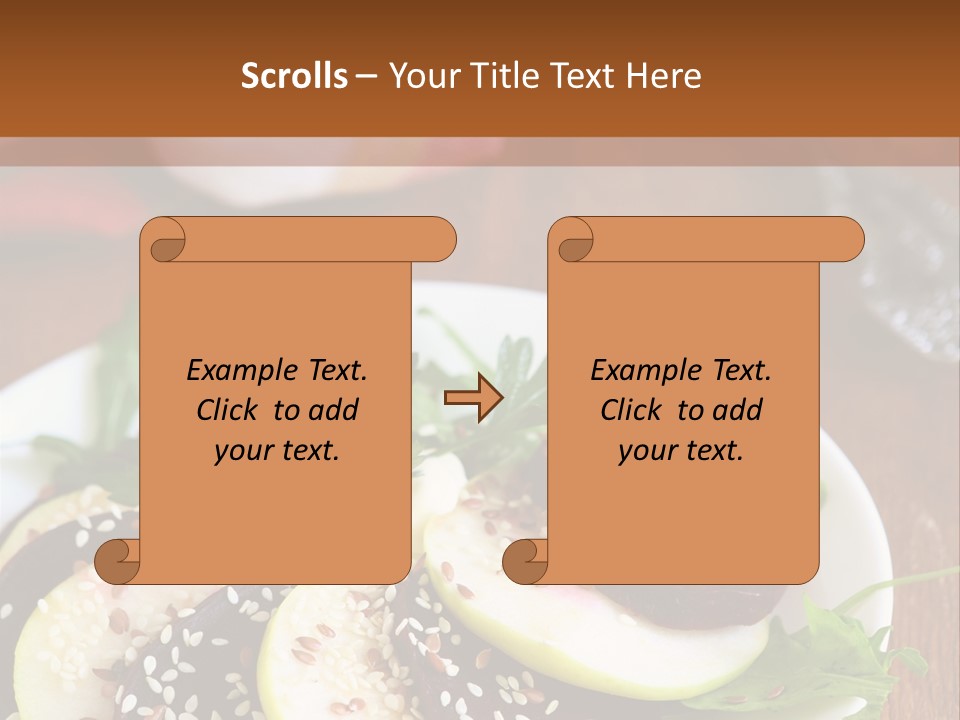 Parsley Seeds Green PowerPoint Template