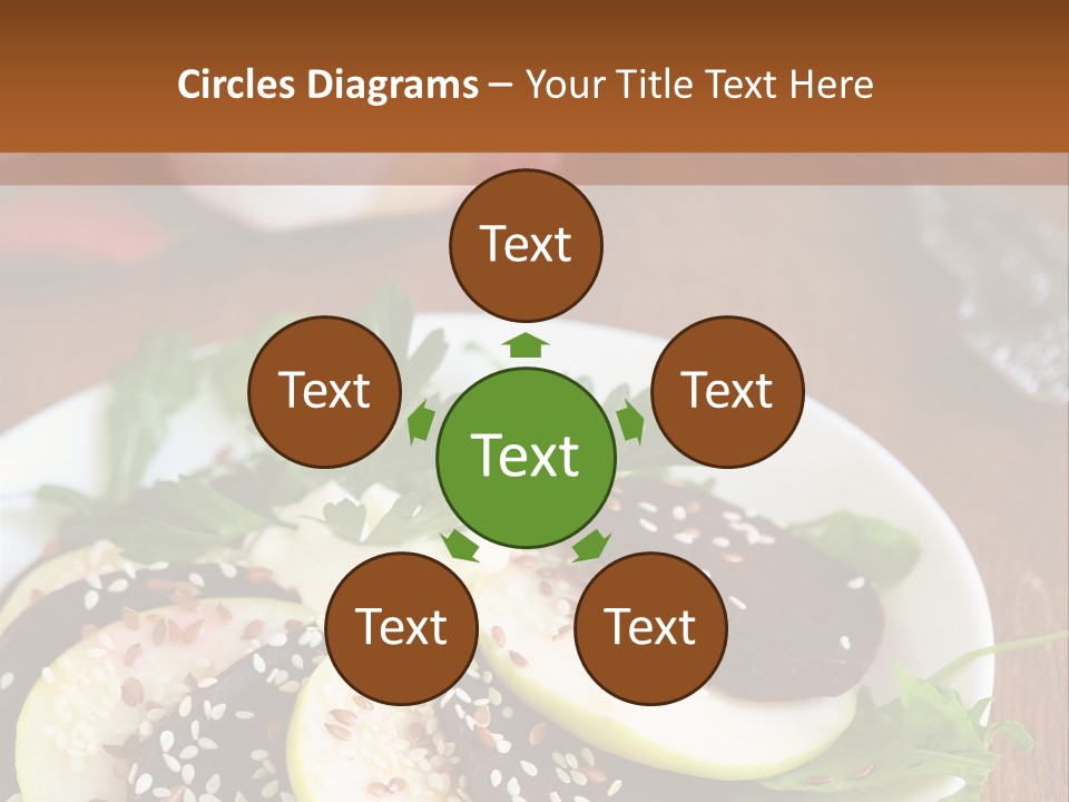 Parsley Seeds Green PowerPoint Template