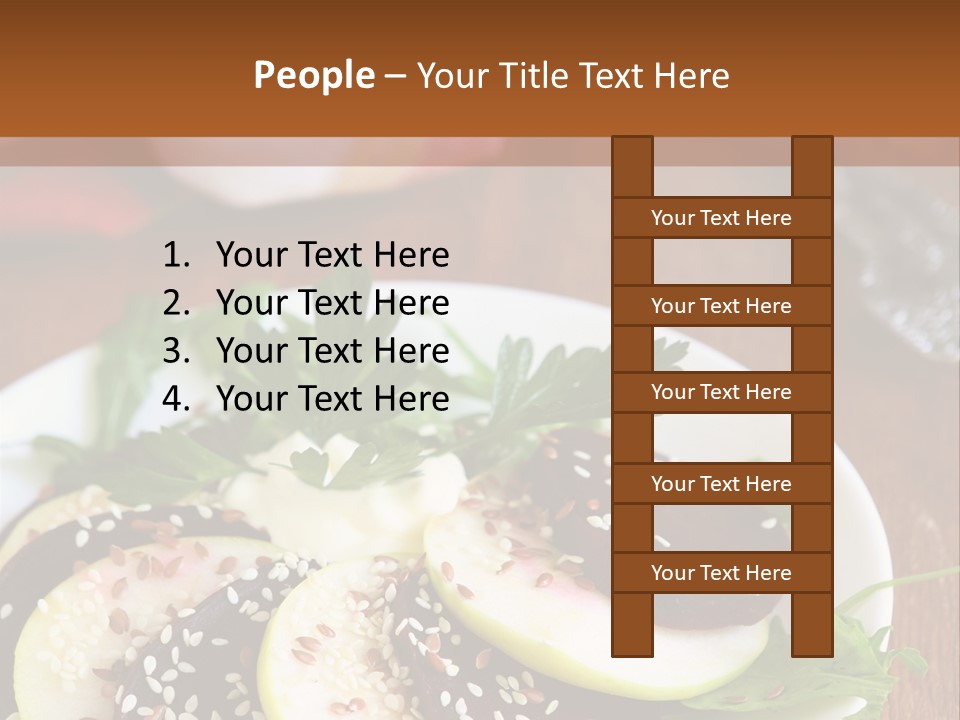 Parsley Seeds Green PowerPoint Template