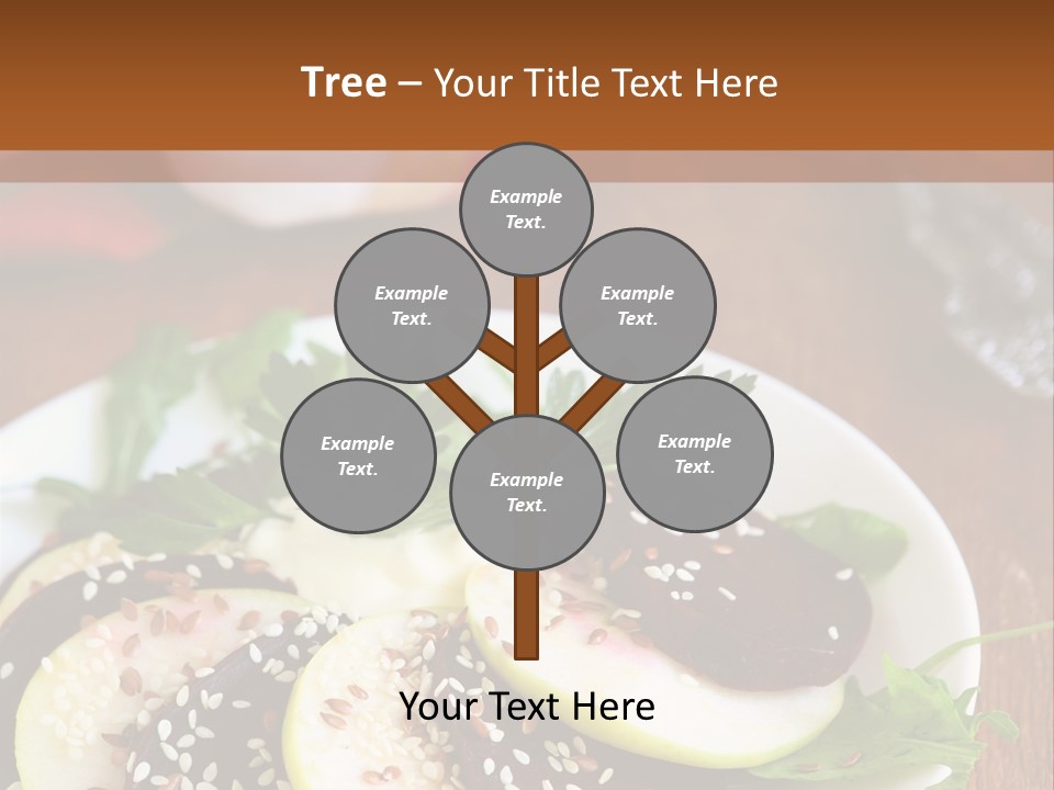 Parsley Seeds Green PowerPoint Template