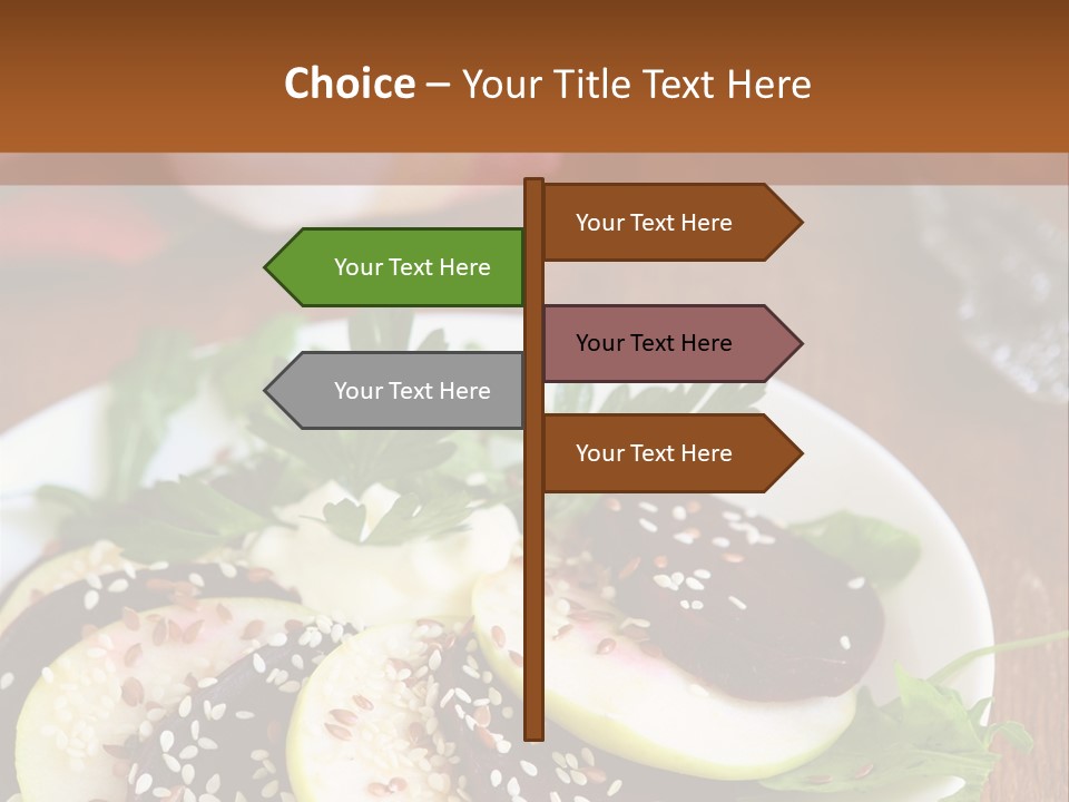 Parsley Seeds Green PowerPoint Template