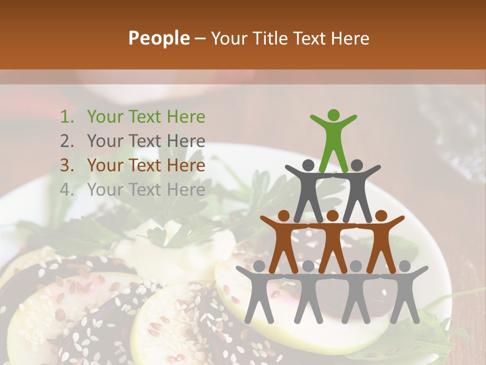 Parsley Seeds Green PowerPoint Template