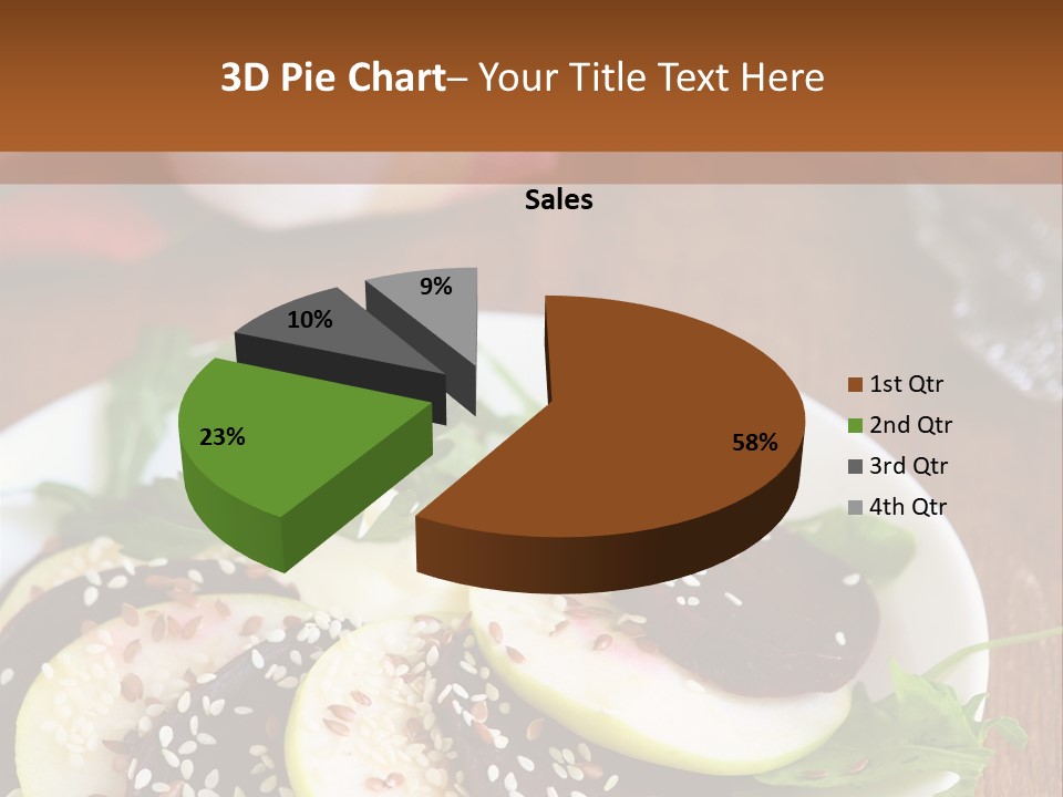 Parsley Seeds Green PowerPoint Template