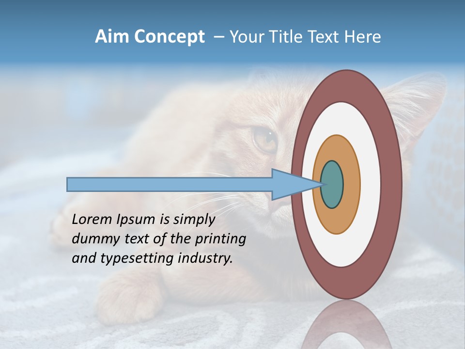 Fur Pet Blanket PowerPoint Template